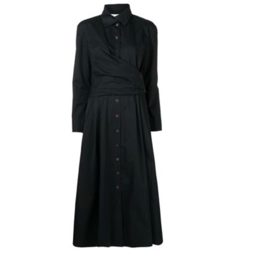 ISO TORY BURCH CROSSOVER SHIRT DRESS